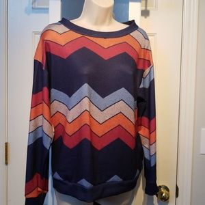 Super cute stripe top nwot